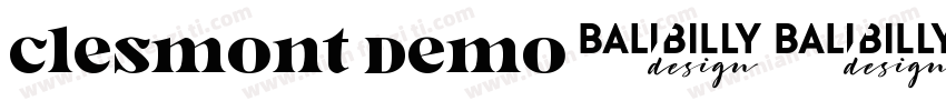 Clesmont Demo字体转换